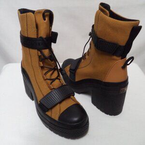 Chuck Taylor All Star GR82 X platform combat boots booties Women NEW Size Sz 8